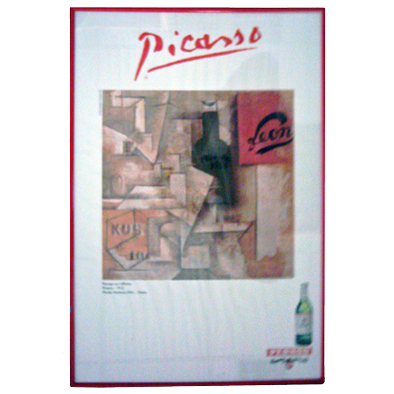 Poster Picasso / Pernod in lijst