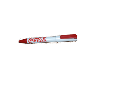 Coca Cola pen (wit/rood)