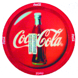 Dienblad Coca Cola (rood)