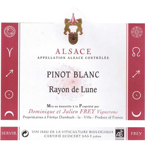 Domaine Frey Pinot Blanc Rayon de Lune - BIO