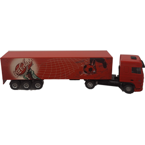 Model / miniatuur vrachtauto Coca Cola