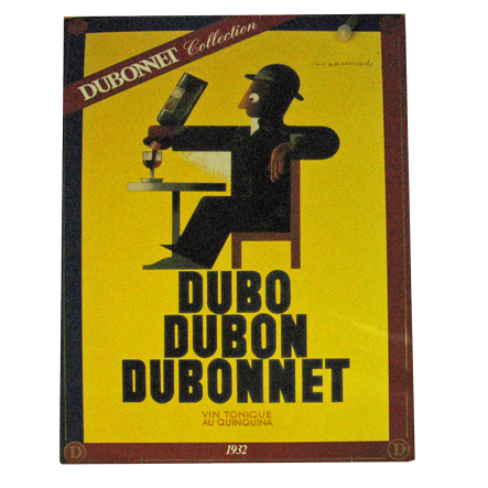 Wandschild Dubonnet